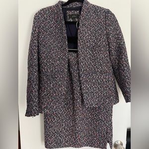 J Crew tweed suit